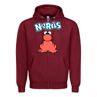Burgundy nerds candy halloween costume parody Zipper Hoodie - trangStudio