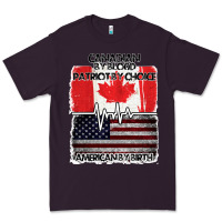 Plum American By Birth Canadian By Blood Patriot By Choice Premium Tee - Bettercallsaul