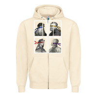 Sandshell Ninja Artists Leonardo Donatello Raphael Michelangelo Parody Renaissan Zipper Hoodie - trangStudio