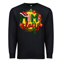 Black mimi claus christmas Premium Sweatshirt - BarkalooDesign