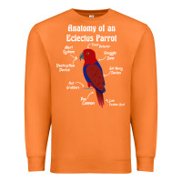 Carrot Anatomy of a female Eclectus Parrot Premium Sweatshirt - trangStudio
