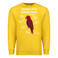 Lemon Anatomy of a female Eclectus Parrot Premium Sweatshirt - trangStudio