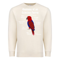 Sandshell Anatomy of a female Eclectus Parrot Premium Sweatshirt - trangStudio