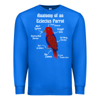 True Royal Anatomy of a female Eclectus Parrot Premium Sweatshirt - trangStudio