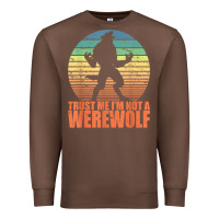 Chestnut trust me i'm not a werewolf men boys halloween costume Premium Sweatshirt - trangStudio