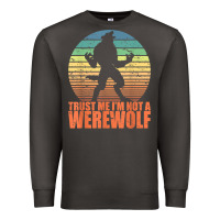 Smoke trust me i'm not a werewolf men boys halloween costume Premium Sweatshirt - trangStudio