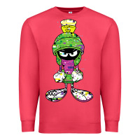 Cardinal Marvin The Martian Glitch Premium Sweatshirt - trangStudio