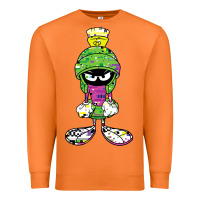Marvin The Martian Glitch Premium Sweatshirt | Teevron