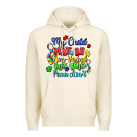 Tofu my child may be non verbal but this papa ain't Premium Hoodie - LillyAllenDesigns