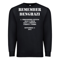 Black Remember Benghazi Patriotic For US Veteran Gift Premium Sweatshirt - trangStudio