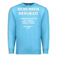 Ocean Blue Remember Benghazi Patriotic For US Veteran Gift Premium Sweatshirt - trangStudio