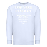 White Remember Benghazi Patriotic For US Veteran Gift Premium Sweatshirt - trangStudio
