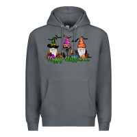 Rock Happy Halloween Gnome Pumpkin Premium Hoodie - RanaPortraitStore