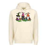 Sandshell Happy Halloween Gnome Pumpkin Premium Hoodie - RanaPortraitStore
