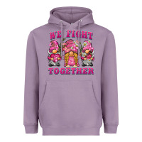 Lavender we fight together breast cancer gnome Heavyweight Hoodie - BarkalooDesign
