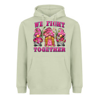 Matcha we fight together breast cancer gnome Heavyweight Hoodie - BarkalooDesign