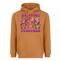 Meerkat we fight together breast cancer gnome Heavyweight Hoodie - BarkalooDesign