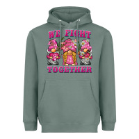 Sage we fight together breast cancer gnome Heavyweight Hoodie - BarkalooDesign