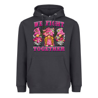Smoke we fight together breast cancer gnome Heavyweight Hoodie - BarkalooDesign