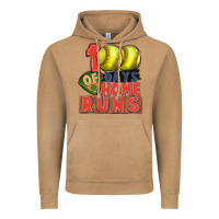Vintage Camel 100 days of home runs softball Vintage Hoodie - CowGirlArtShop