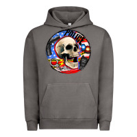 Pigment Tornado police skull and police equipment Urban Hoodie - AdoDesignShop