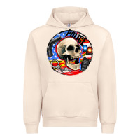 Sandshell police skull and police equipment Urban Hoodie - AdoDesignShop