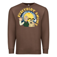 Chestnut everybody knows the moons made of cheese! Premium Sweatshirt - trangStudio