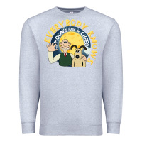 Heather Grey everybody knows the moons made of cheese! Premium Sweatshirt - trangStudio