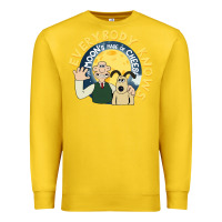 Lemon everybody knows the moons made of cheese! Premium Sweatshirt - trangStudio