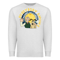 Oatmeal Heather everybody knows the moons made of cheese! Premium Sweatshirt - trangStudio