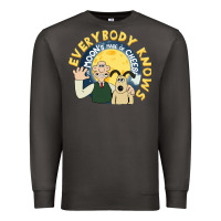 Smoke everybody knows the moons made of cheese! Premium Sweatshirt - trangStudio