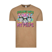 Vintage Coffee chilling with my peeps easter bunnies cowgirl cowg Vintage Tee - CowGirlArtShop