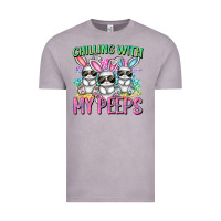 Vintage Zinc chilling with my peeps easter bunnies cowgirl cowg Vintage Tee - CowGirlArtShop