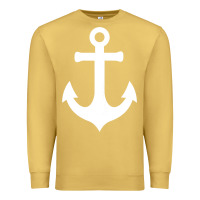 Antique Gold Boat Anchor for Women n Girls Summer Premium Sweatshirt - trangStudio