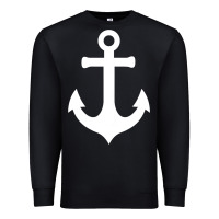 Black Boat Anchor for Women n Girls Summer Premium Sweatshirt - trangStudio