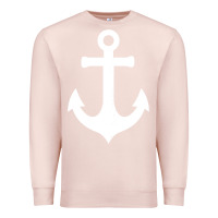 Pale Pink Boat Anchor for Women n Girls Summer Premium Sweatshirt - trangStudio