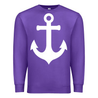 Purple Boat Anchor for Women n Girls Summer Premium Sweatshirt - trangStudio