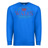 True Royal Rugby Welsh Gift Red Dragon Flag of Wales Premium Sweatshirt - trangStudio