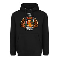 Black thanksgiving turkey gnome Heavyweight Hoodie - BarkalooDesign