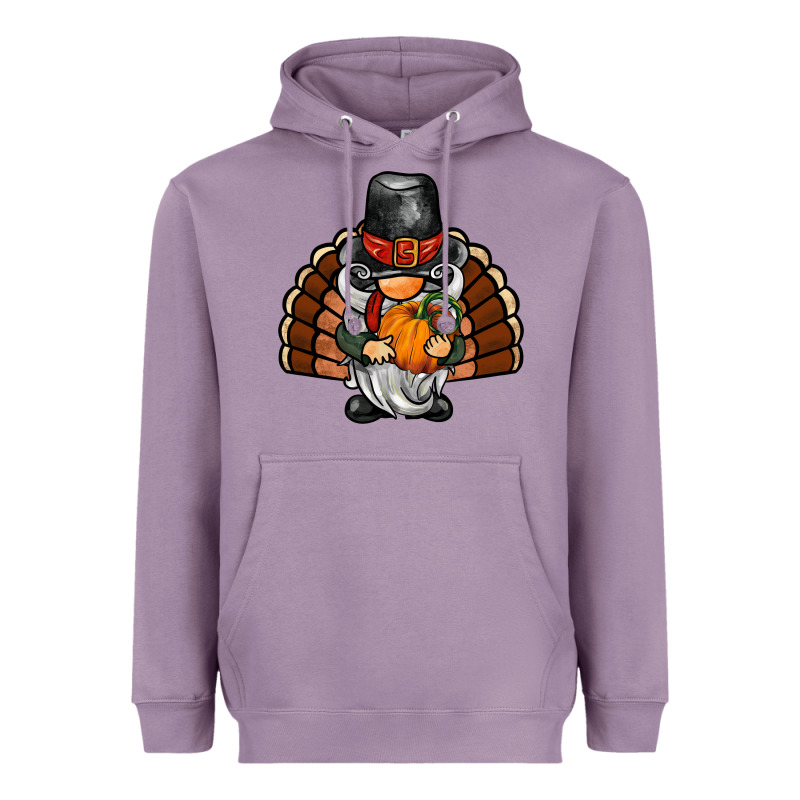 Thanksgiving Turkey Gnome Heavyweight Hoodie by BarkalooDesign | Teevron