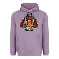 Lavender thanksgiving turkey gnome Heavyweight Hoodie - BarkalooDesign