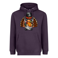 Plum thanksgiving turkey gnome Heavyweight Hoodie - BarkalooDesign