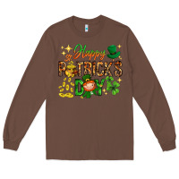 Chestnut Happy St. Patrick's Day Long Sleeve Tee - HowdyJamesFarm