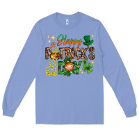 Colony Blue Happy St. Patrick's Day Long Sleeve Tee - HowdyJamesFarm