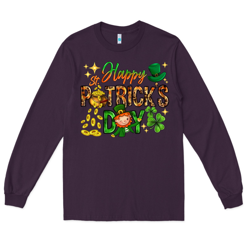 Happy St. Patrick's Day Long Sleeve Tee by HowdyJamesFarm | Teevron