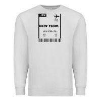 Dove Grey new york city city nyc america fly travel Premium Sweatshirt - trangStudio