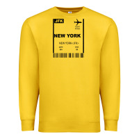 Lemon new york city city nyc america fly travel Premium Sweatshirt - trangStudio