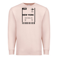 Pale Pink new york city city nyc america fly travel Premium Sweatshirt - trangStudio