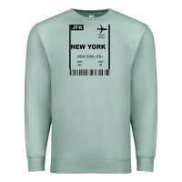 Seafoam new york city city nyc america fly travel Premium Sweatshirt - trangStudio