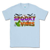 Dusty Blue Spooky vibes Classic Tee - NancyCooperArtShop
